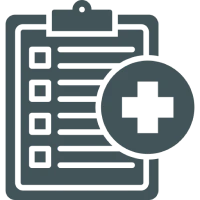 Healthcare clipboard symbol