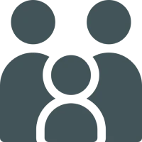 Group silhouette icon
